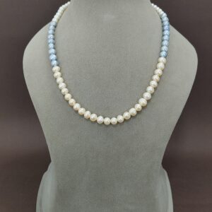 EVAARAZ Premium Dual-Tone Freshwater Pearl Necklace – Luxury Gifting Edition