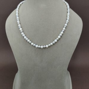 EVAARAZ Premium White Freshwater Pearl Necklace