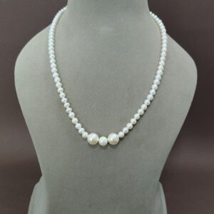 EVAARAZ Premium Classic White Pearl Necklace
