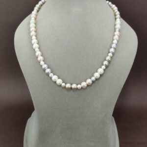 EVAARAZ Premium Multicolour Freshwater Pearl Necklace