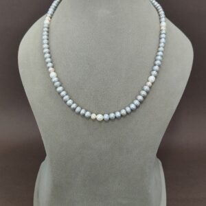 EVAARAZ Classic Grey Freshwater Pearl Necklace – Premium Gifting Jewellery